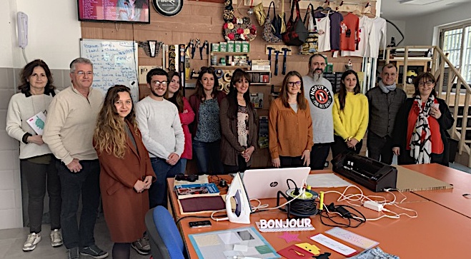 Les participants à cette 1ère visite apprenante de Dà Locu à OPRA