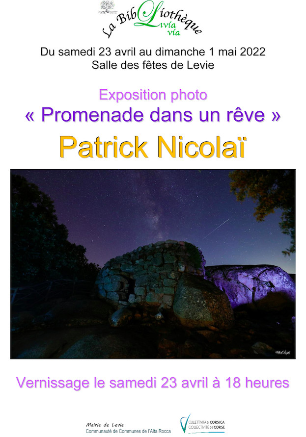 "Promenade dans un rêve" : Patrick Nicolai expose ses photos à Levie