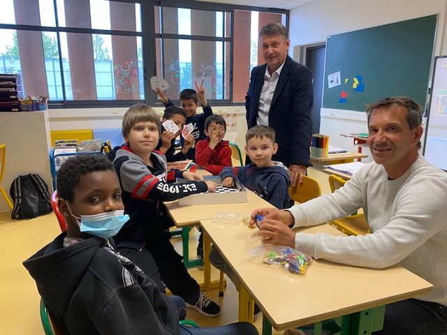Les petits ukrainiens ont intégré l’unité pédagogique pour élèves allophones arrivants (UPE2A) de l’école Charles-Andrei, à Bastia
