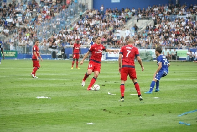 Ibrahimovic et le PSG à Furiani Ibrahimovic et le PSG à Furiani