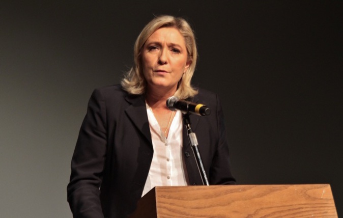 Marine le Pen, candidate du RN, arrive largement en tête en Corse. Photo archives CNI.