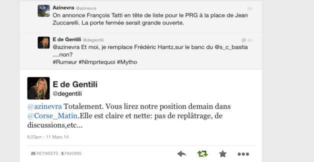 Emmanuelle De Gentili sur Twitter : « Pas de replâtrage ! Pas de discussions ! »