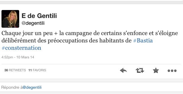 Emmanuelle De Gentili sur Twitter : « Pas de replâtrage ! Pas de discussions ! »