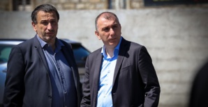 Paul-André Colombani et le maire de Portivechju, leader du PNC, Jean-Christophe Angelini.