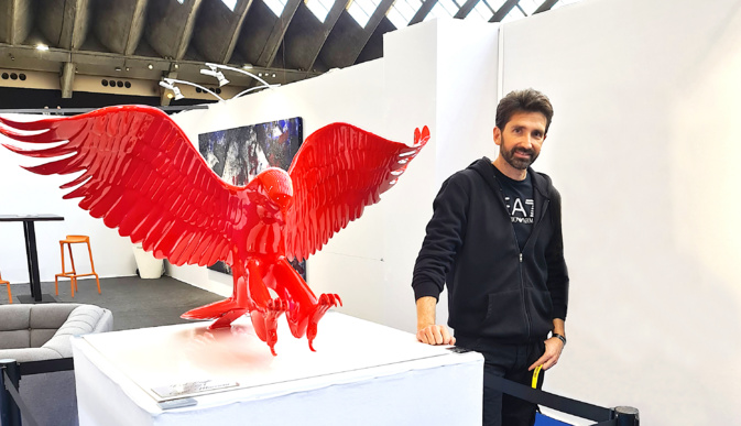 L'aigle rouge en vedette à Art Expo de Nice
