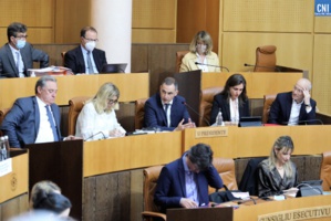 Le Conseil exécutif de la Collectivité de Corse. Photo Michel Luccioni. Le Conseil exécutif de la Collectivité de Corse. Photo Michel Luccioni.