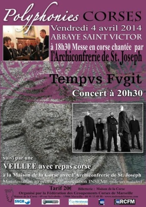 Groupements des Corses de Marseille : Une soirée au profit d'INSEME Groupements des Corses de Marseille : Une soirée au profit d'INSEME