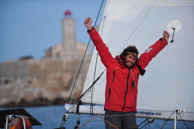 Kito de Pavant, skipper de HBF Reforest’Action, vainqueur en 40 pieds