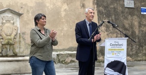 Michel Castellani et sa suppléante, Juliette Ponzevera.. Michel Castellani et sa suppléante, Juliette Ponzevera..