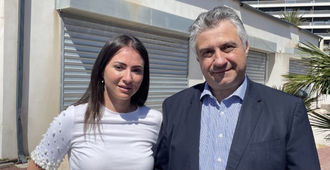 Jean-François Paoli et sa suppléante, Oceane Baldocchi. Photo CNI. Jean-François Paoli et sa suppléante, Oceane Baldocchi. Photo CNI.