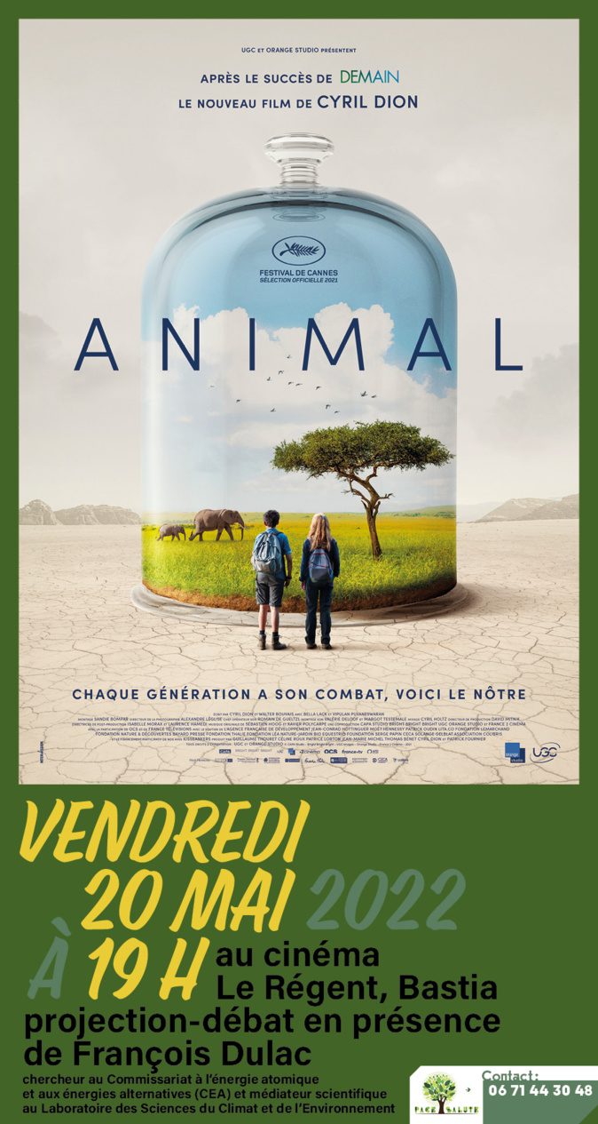 Extinction de la biodiversité : le film "Animal", en projection unique à Bastia Extinction de la biodiversité : le film "Animal", en projection unique à Bastia