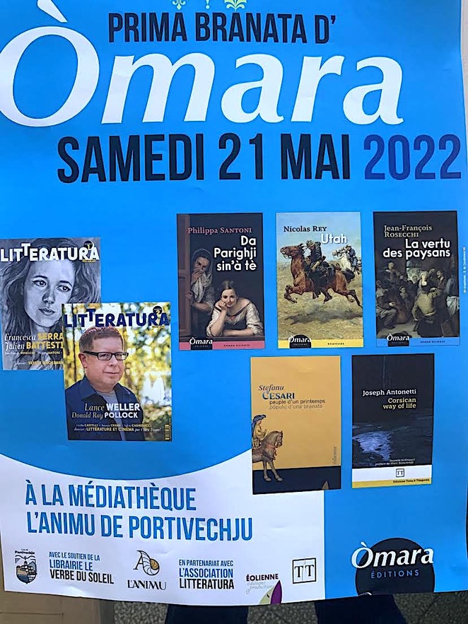 Portivecchju : le premier Printemps d'Òmara Editions et de l'Association Litteratura