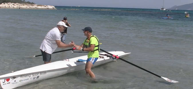L'arrivée de Loïc Paris Plage de La Roya à St Florent L'arrivée de Loïc Paris Plage de La Roya à St Florent
