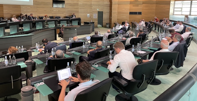 La conférence sociale réunie à l'Hôtel de Région à Bastia. La conférence sociale réunie à l'Hôtel de Région à Bastia.