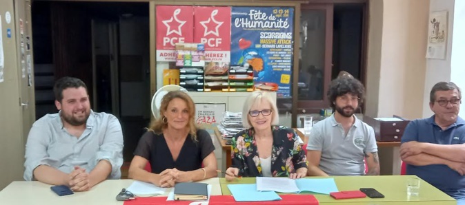 Anissa Flore-Amziane et les autres candidats de la Corse du Sud Anissa Flore-Amziane et les autres candidats de la Corse du Sud