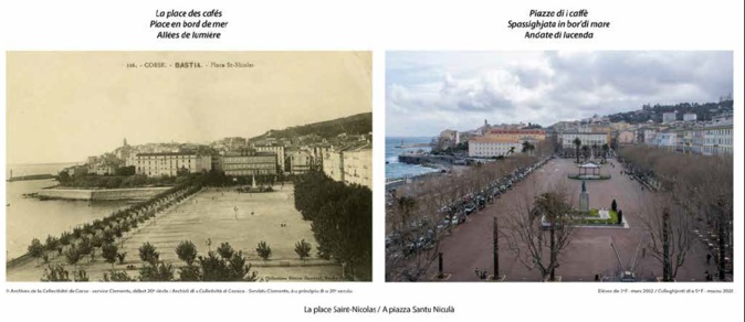 Bastia : Entre anciens et nouveaux clichés de la ville, les élèves de Giraud exposent
