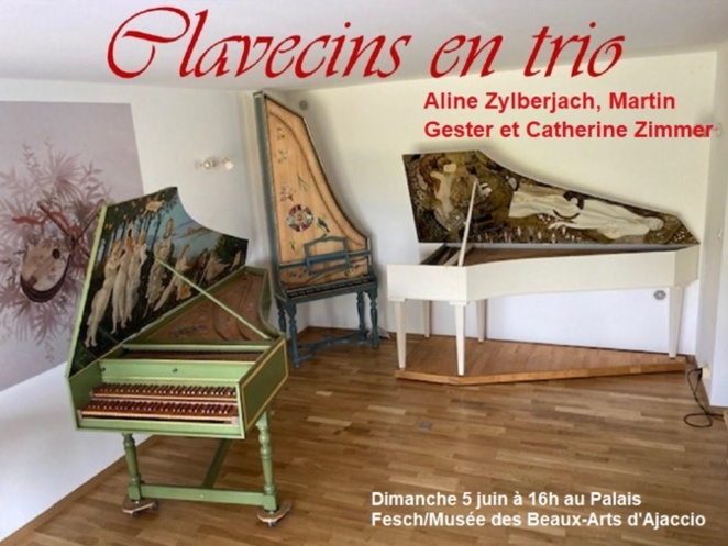 Ajaccio : un concert de clavecins au Musée Fesch ce dimanche 5 juin