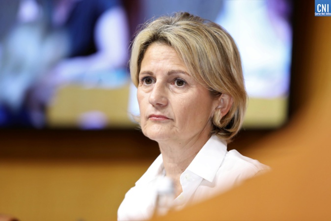 Nanette Maupertuis, présidente de l’Assemblée de Corse et représentante de la Corse au Comité européen des régions. Photo Michel LuccionI.