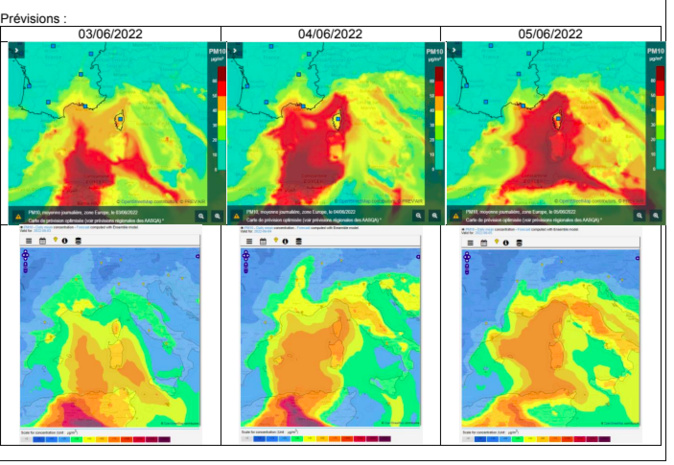 Un épisode de pollution aux particules fines attendu en Corse ce 4 juin Un épisode de pollution aux particules fines attendu en Corse ce 4 juin