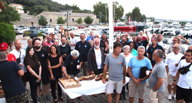 Les équipages de l'Estival cup reçus à la capitainerie du port de Porto-Vecchio