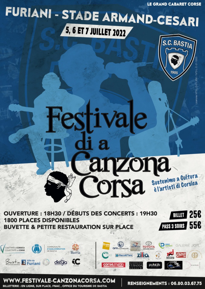 Festivale di a canzona corsa : coup d’envoi le 5 juillet à Furiani Festivale di a canzona corsa : coup d’envoi le 5 juillet à Furiani