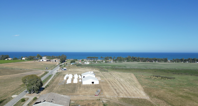 L'emplacement du festival à Aléria L'emplacement du festival à Aléria