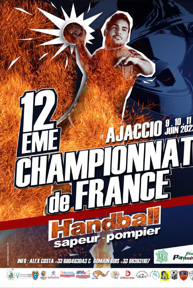 La 12e édition du championnat de France de handball des sapeurs-pompiers se joue à Ajaccio