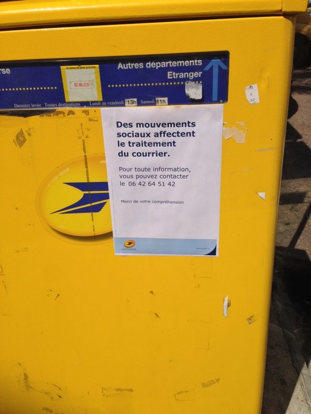 La distribution du courrier perturbée par une grève à Calvi La distribution du courrier perturbée par une grève à Calvi