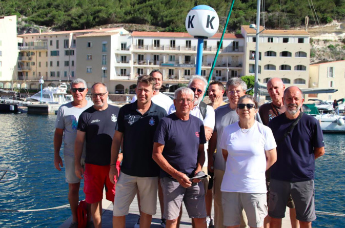 Plusieurs membres du Club de Voile de Bonifacio Plusieurs membres du Club de Voile de Bonifacio