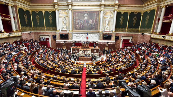 Vue panoramique de l'hémicycle - © Assemblée nationale Vue panoramique de l'hémicycle - © Assemblée nationale