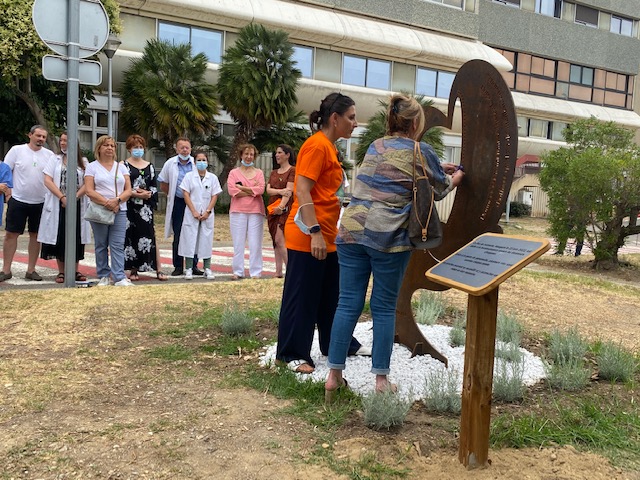 Le mémorial des donneurs d'organes installé devant l'hôpital de Bastia ce jeudi 22 juin