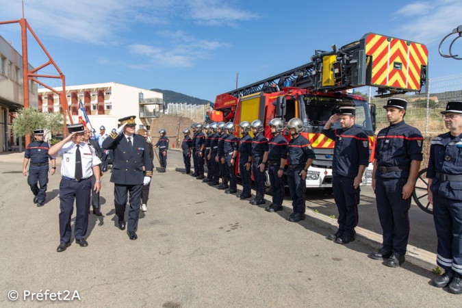 Journée nationale des sapeurs-pompiers : l'hommage aux soldats du feu de Corse-du-Sud
