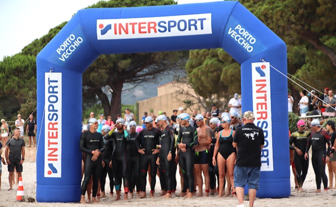 Tout a commencé ce matin à Pinareddu par la natation Tout a commencé ce matin à Pinareddu par la natation