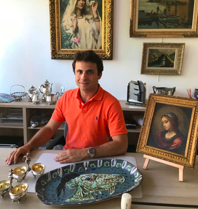 Vincent Bronzini de Caraffa, fondateur de la maison de ventes aux enchères Corse-Paris, Asta Vincent Bronzini de Caraffa, fondateur de la maison de ventes aux enchères Corse-Paris, Asta