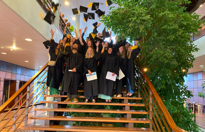 Les diplômés à Ajaccio. Crédit photo CCI