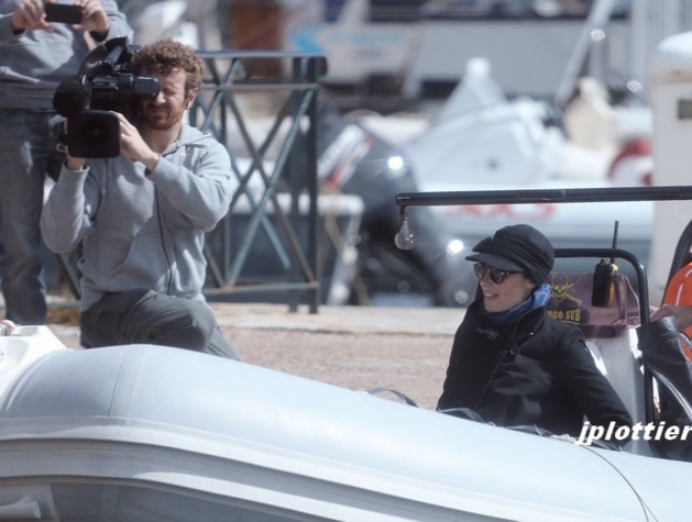 Départ d'Allessandra Sublet sur le site de l'épave du B17 Départ d'Allessandra Sublet sur le site de l'épave du B17