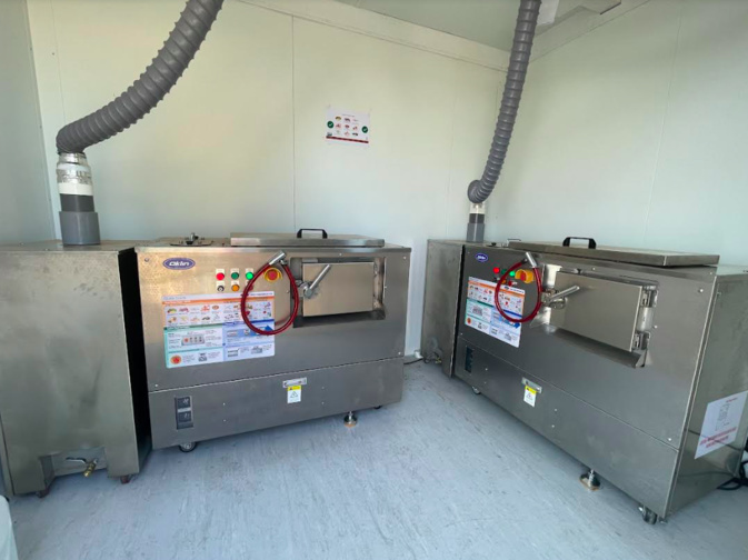 A l'école de Furiani deux composteurs ont été installés pour traiter 30 kilos de déchets chacun A l'école de Furiani deux composteurs ont été installés pour traiter 30 kilos de déchets chacun