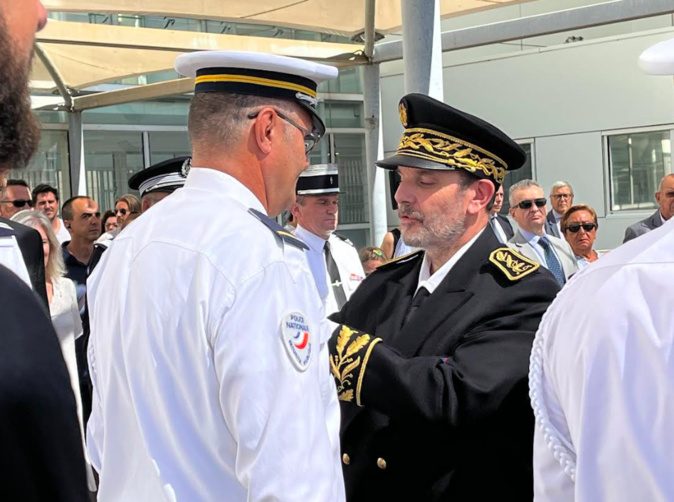Au commissariat de Bastia, vendredi 8 juillet 2022, se déroulait la cérémonie de la journée de la police nationale. Les élus du Département étaient également présents.