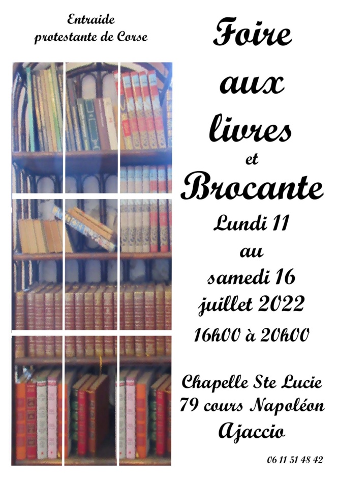 Foire aux livres & Brocante à Ajaccio