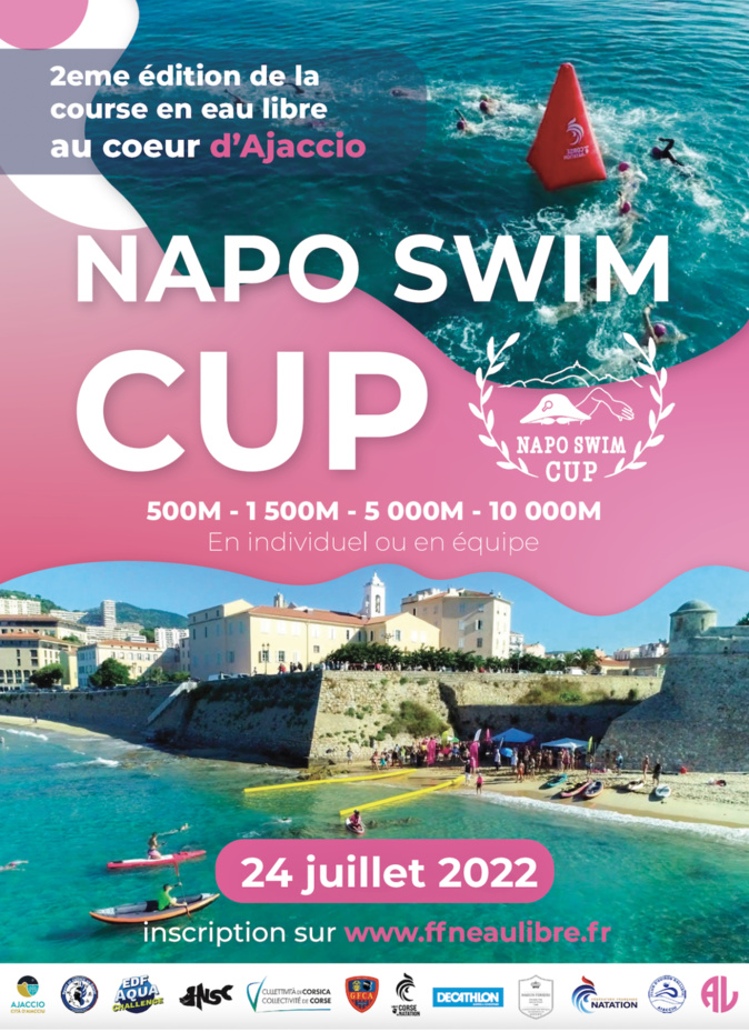 Natation en eau libre : à Ajaccio, la 2e édition de la Napo swim cup revient le dimanche 24 juillet Natation en eau libre : à Ajaccio, la 2e édition de la Napo swim cup revient le dimanche 24 juillet
