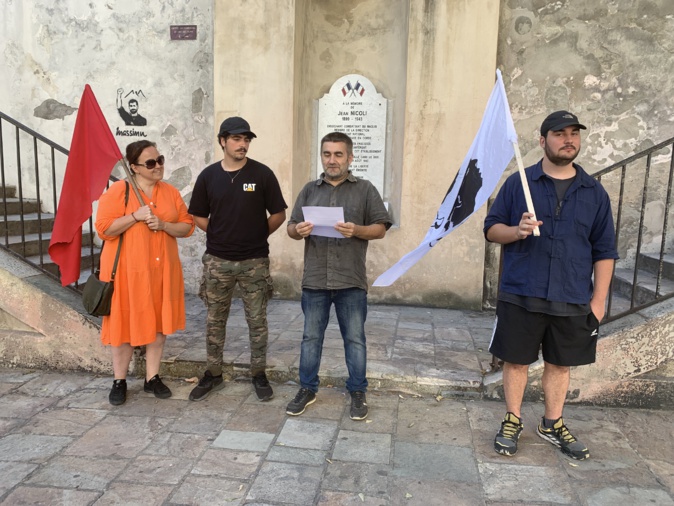 Des membres du réseau « Reta Sucialismu o Barbaria Des membres du réseau « Reta Sucialismu o Barbaria