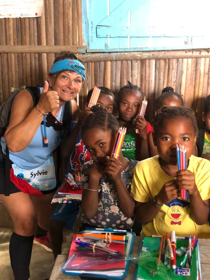 Sylvie Giorgi Iozzia, sportive au grand coeur, à la Madagazelle. Sylvie Giorgi Iozzia, sportive au grand coeur, à la Madagazelle.