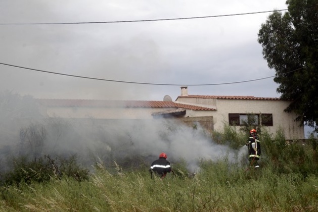 Début d'incendie route de Montemaggiore Début d'incendie route de Montemaggiore