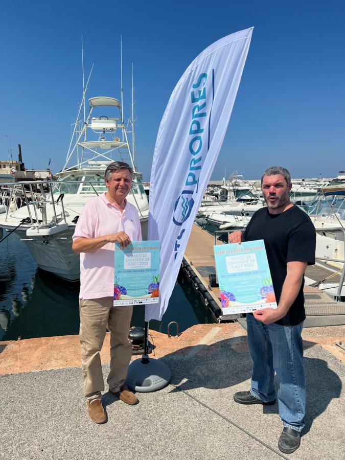 Mare'in Festa à Lumiu : quand le port de Sant'Ambrosgiu s'engage pour l'environnement Mare'in Festa à Lumiu : quand le port de Sant'Ambrosgiu s'engage pour l'environnement