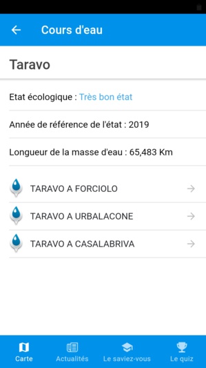 Corse : découvrez en un clic la qualité de votre rivière Corse : découvrez en un clic la qualité de votre rivière