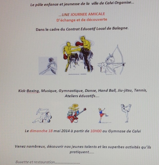 Journée amicale d'échange et de découverte avec le CEL de Calvi Journée amicale d'échange et de découverte avec le CEL de Calvi