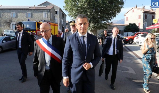 Le ministre lors de sa visite en Corse-du-Sud Le ministre lors de sa visite en Corse-du-Sud