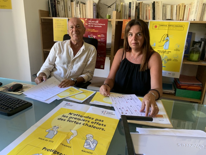 Jean Giambelli, directeur et Françoise Filippi, vice-présidente du CCAS. Jean Giambelli, directeur et Françoise Filippi, vice-présidente du CCAS.