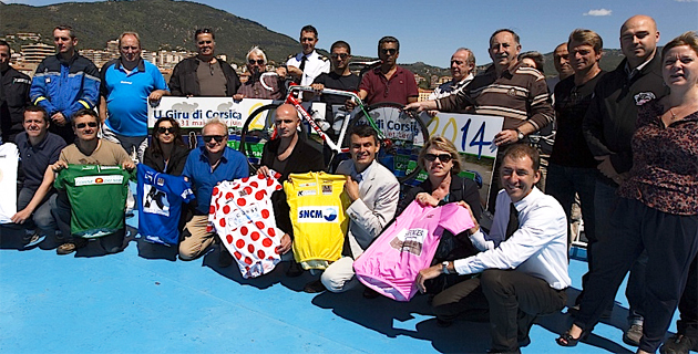 U Giru di Corsica 2014 a pris le départ jeudi matin à Ajaccio à bord du Jean-Nicoli de la SNCM
