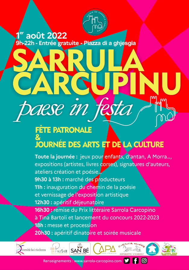 Paese in festa : ce 1er août à Sarrula è Carcupinu, place à la fête patronale